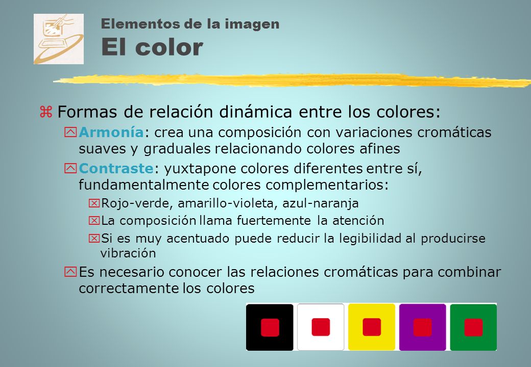 Elementos de la imagen El color