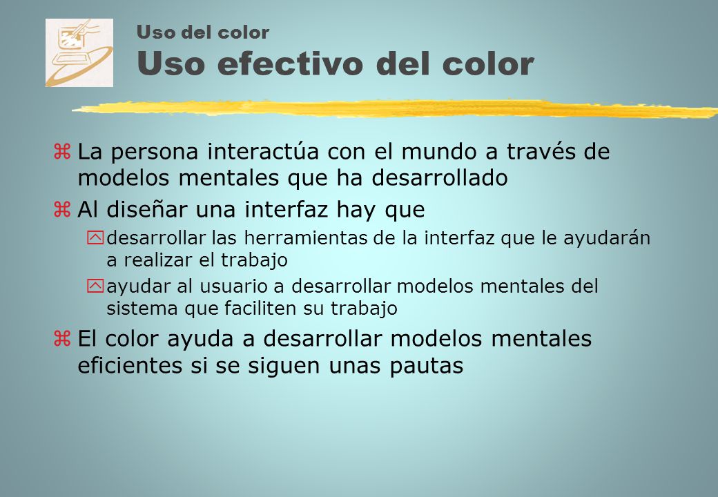 Uso del color Uso efectivo del color