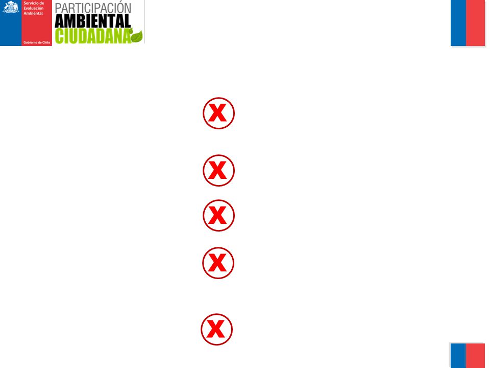 X X X X X CONSIDERACIONES PARA LA FORMULACIÓN DE OBSERVACIONES