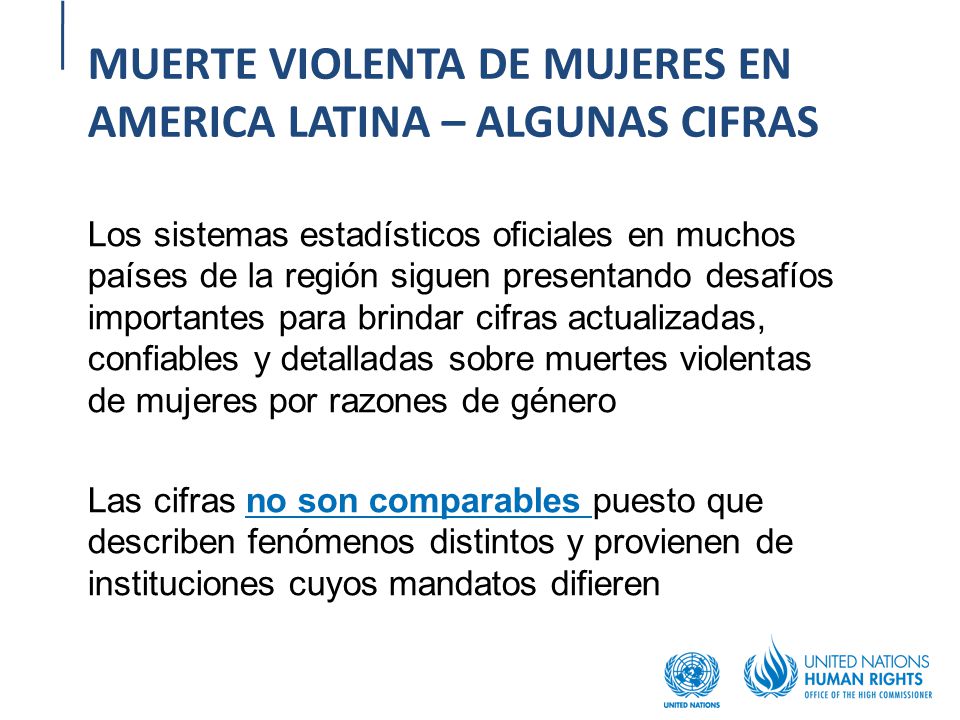 MUERTE VIOLENTA DE MUJERES EN AMERICA LATINA – ALGUNAS CIFRAS