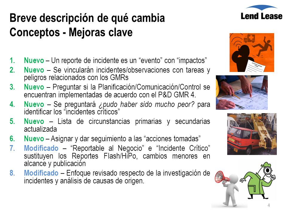 Breve descripción de qué cambia Conceptos - Mejoras clave