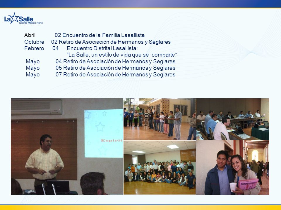 Abril 02 Encuentro de la Familia Lasallista