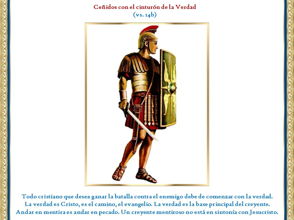 Ceñidos con el cinturón de la Verdad