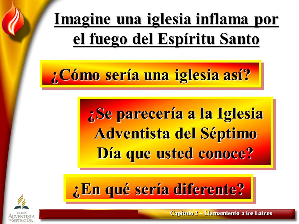 Imagine una iglesia inflama por el fuego del Espíritu Santo