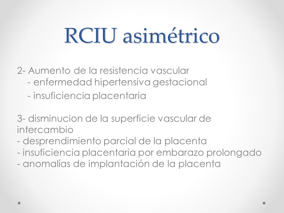 RCIU asimétrico