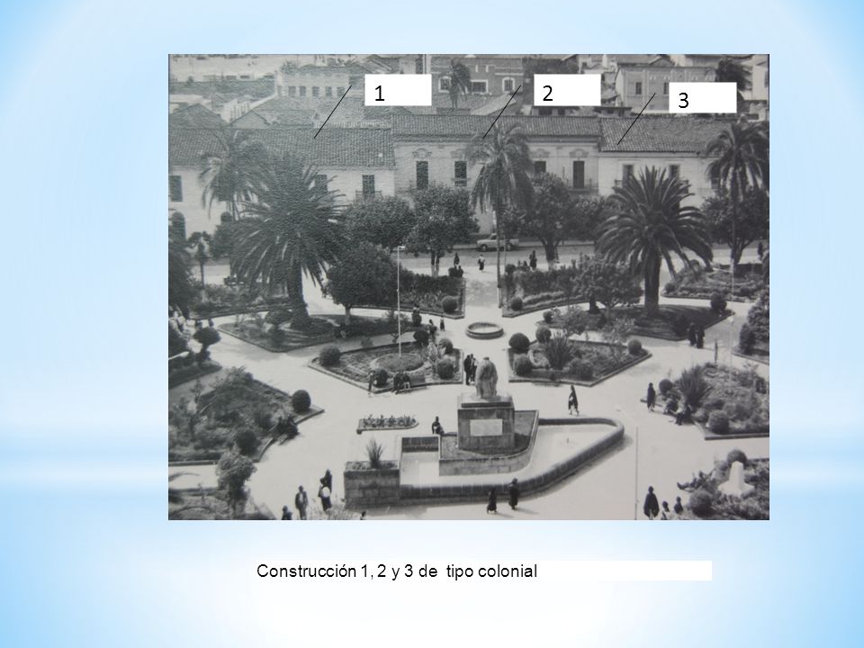 1 2 3 Construcción 1, 2 y 3 de tipo colonial