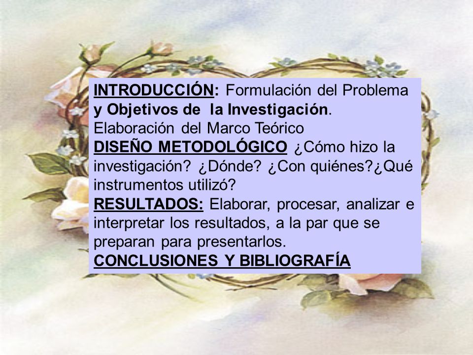 INTRODUCCIÓN: Formulación del Problema y Objetivos de la Investigación