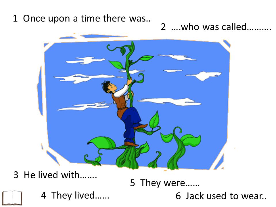 1 Once upon a time there was.. 2 ….who was called……….