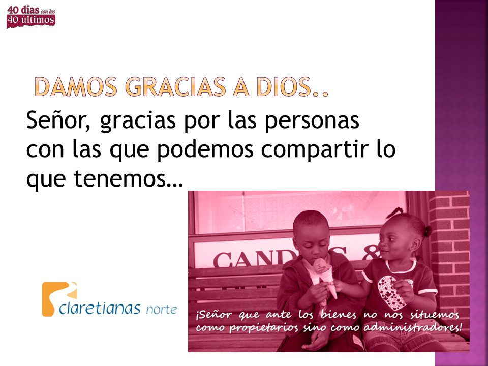 DAMOS GRACIAS A DIOS..