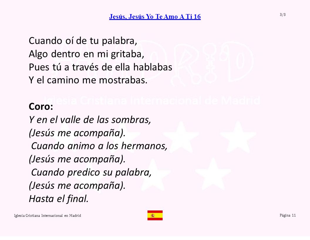 Jesús, Jesús Yo Te Amo A Ti 16