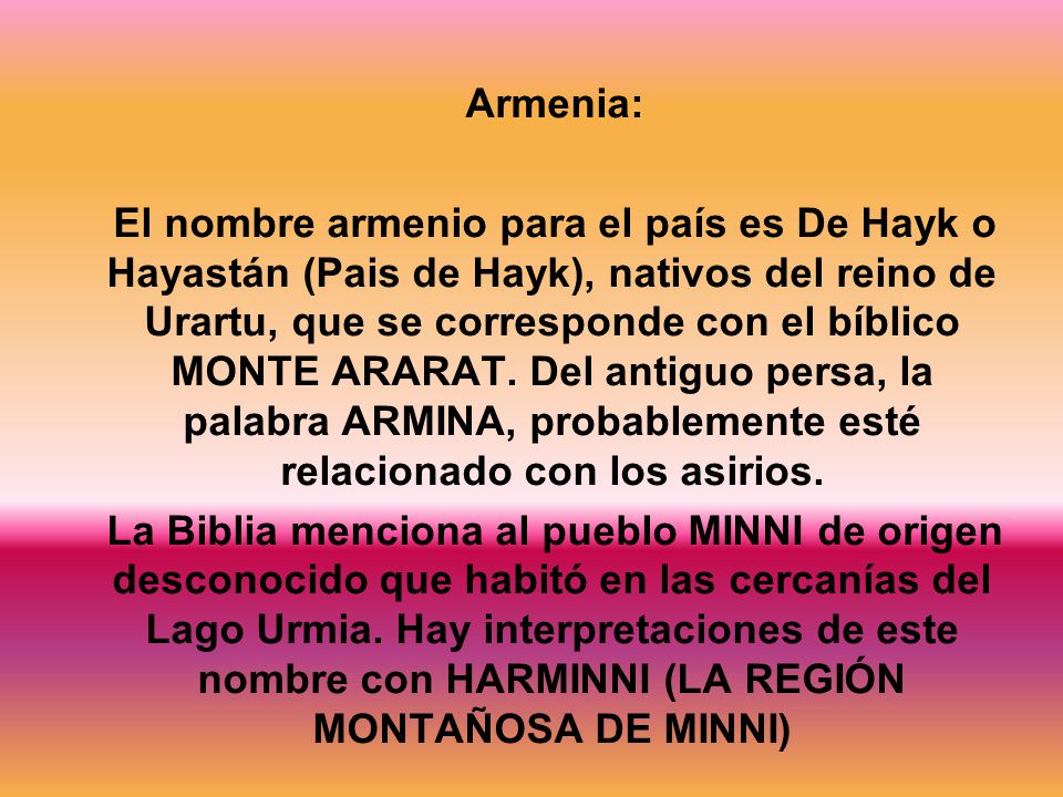 Armenia: