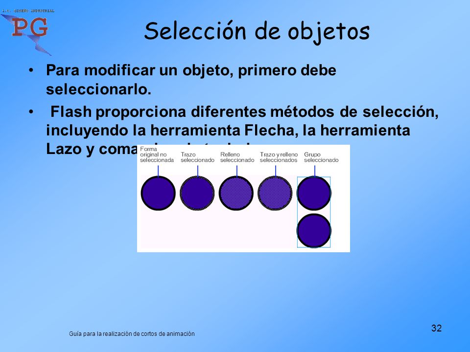 Selección de objetos Para modificar un objeto, primero debe seleccionarlo.