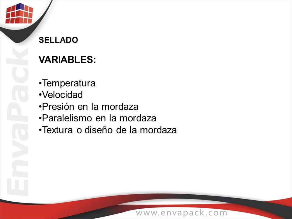 Paralelismo en la mordaza Textura o diseño de la mordaza