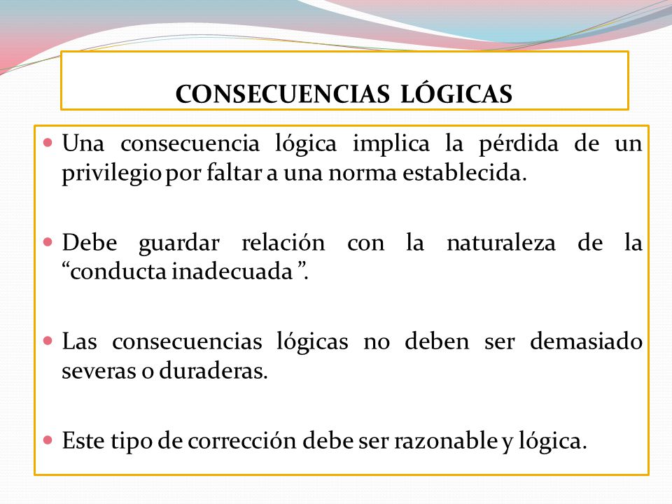 CONSECUENCIAS LÓGICAS