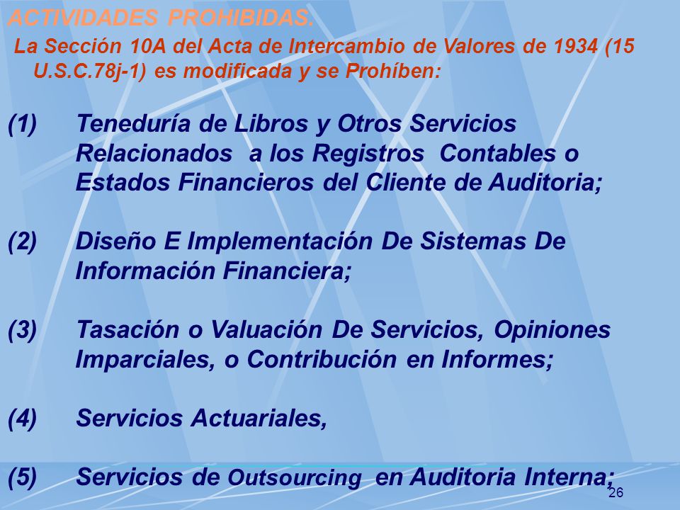 (2) Diseño E Implementación De Sistemas De Información Financiera;