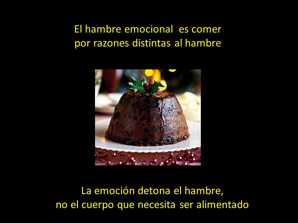 El hambre emocional es comer por razones distintas al hambre