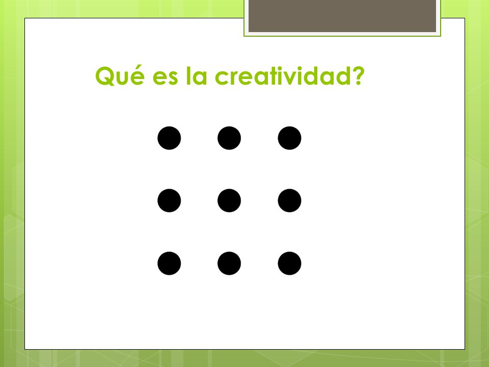 Qué es la creatividad