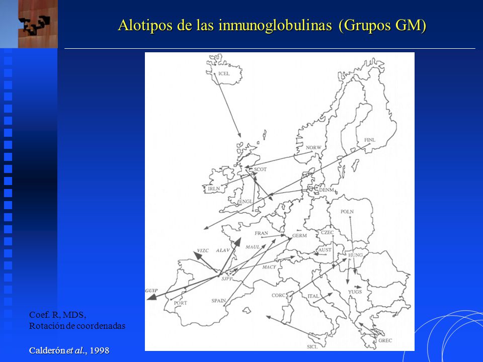 Alotipos de las inmunoglobulinas (Grupos GM)