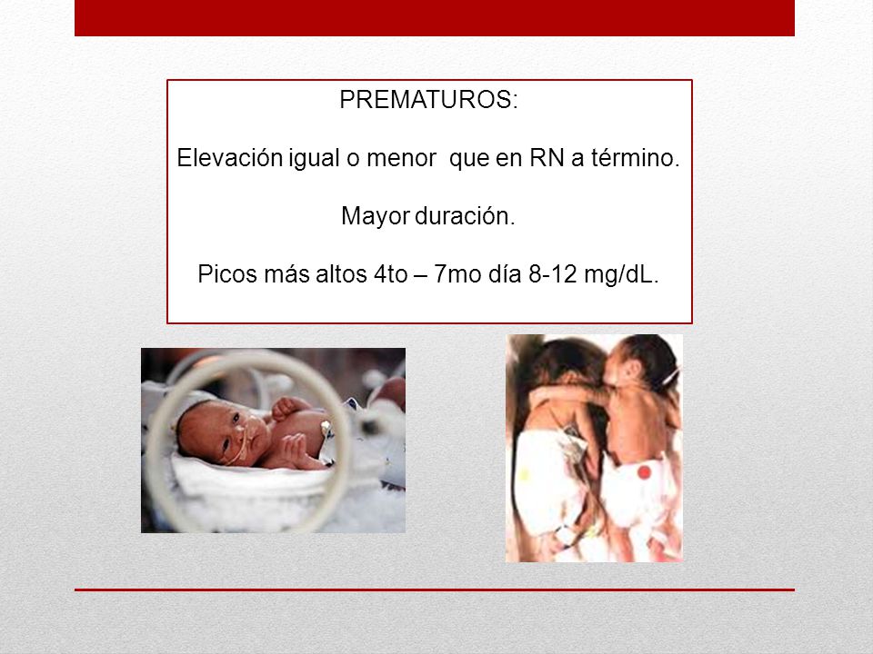 Elevación igual o menor que en RN a término. Mayor duración.