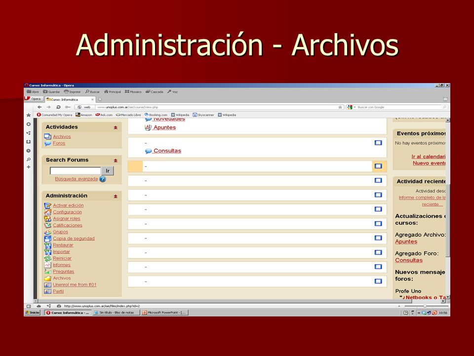 Administración - Archivos