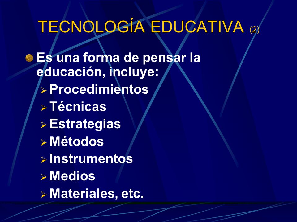 TECNOLOGÍA EDUCATIVA (2)