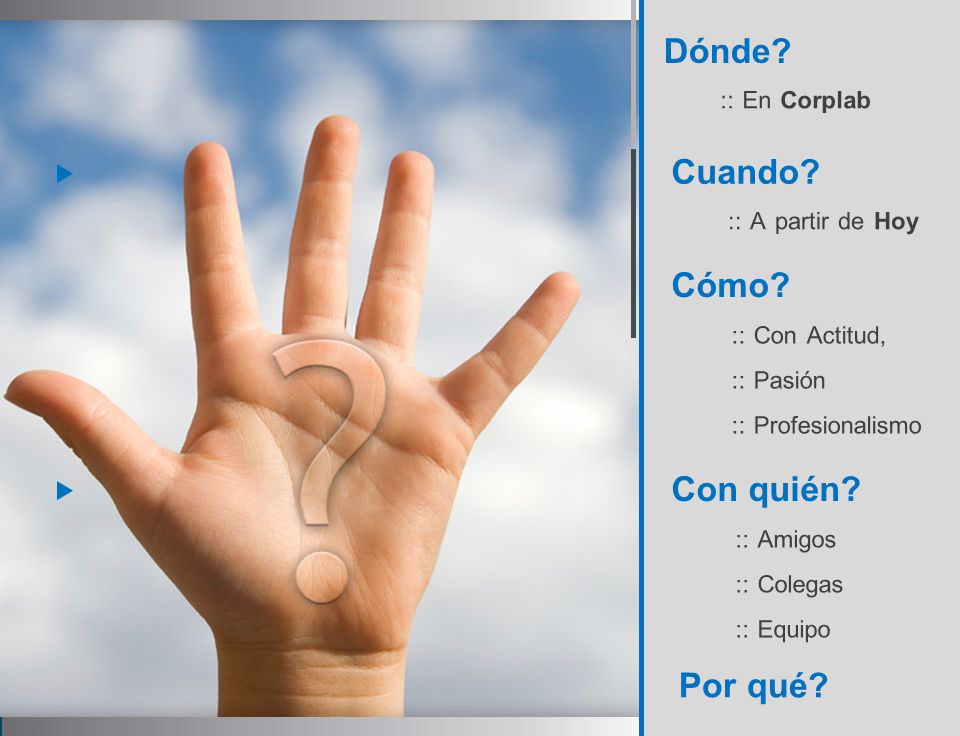Dónde Cuando Cómo Con quién Por qué :: En Corplab