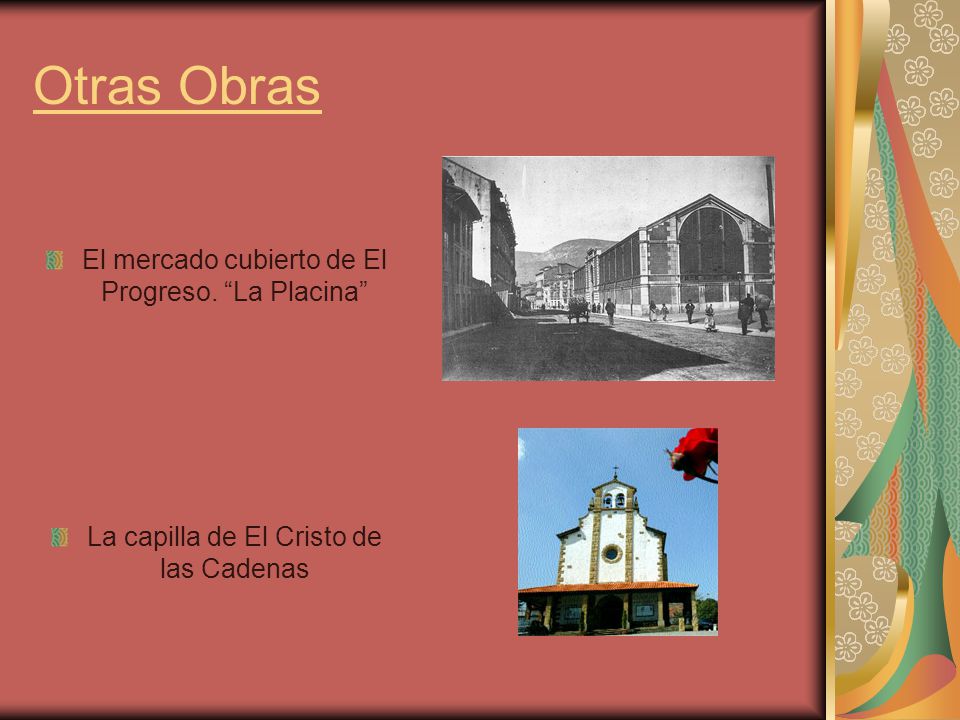 Otras Obras El mercado cubierto de El Progreso. La Placina