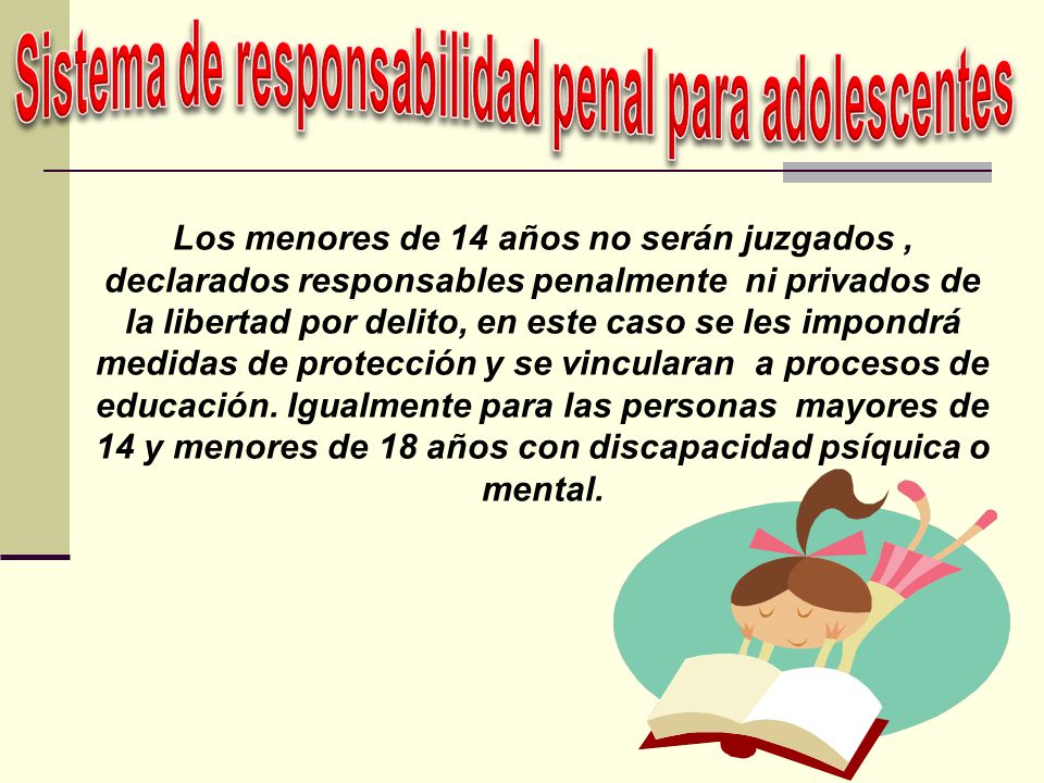 Sistema de responsabilidad penal para adolescentes