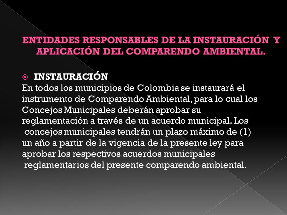 ENTIDADES RESPONSABLES DE LA INSTAURACIÓN Y APLICACIÓN DEL COMPARENDO AMBIENTAL.