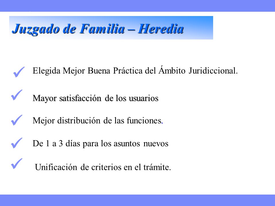      Juzgado de Familia – Heredia