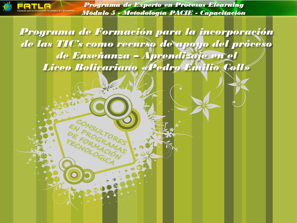Programa de Formación para la incorporación