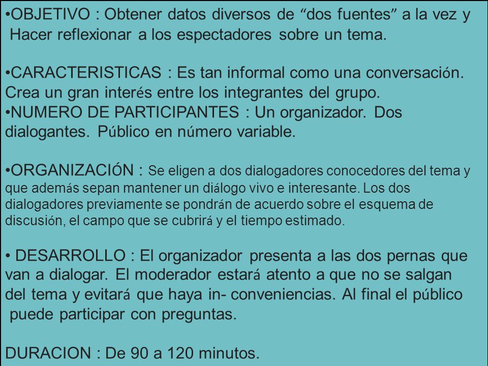 OBJETIVO : Obtener datos diversos de dos fuentes a la vez y