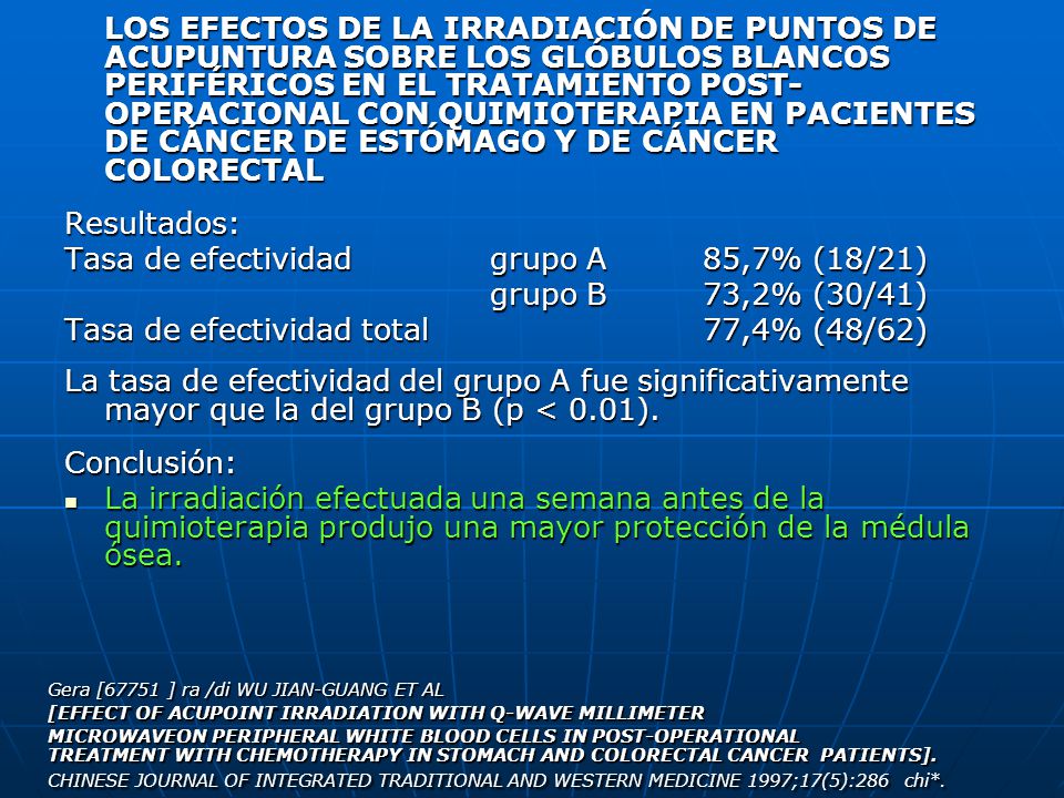Tasa de efectividad grupo A 85,7% (18/21) grupo B 73,2% (30/41)