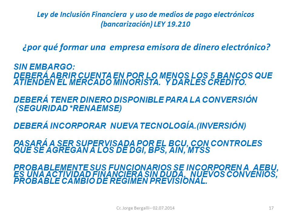 ¿por qué formar una empresa emisora de dinero electrónico
