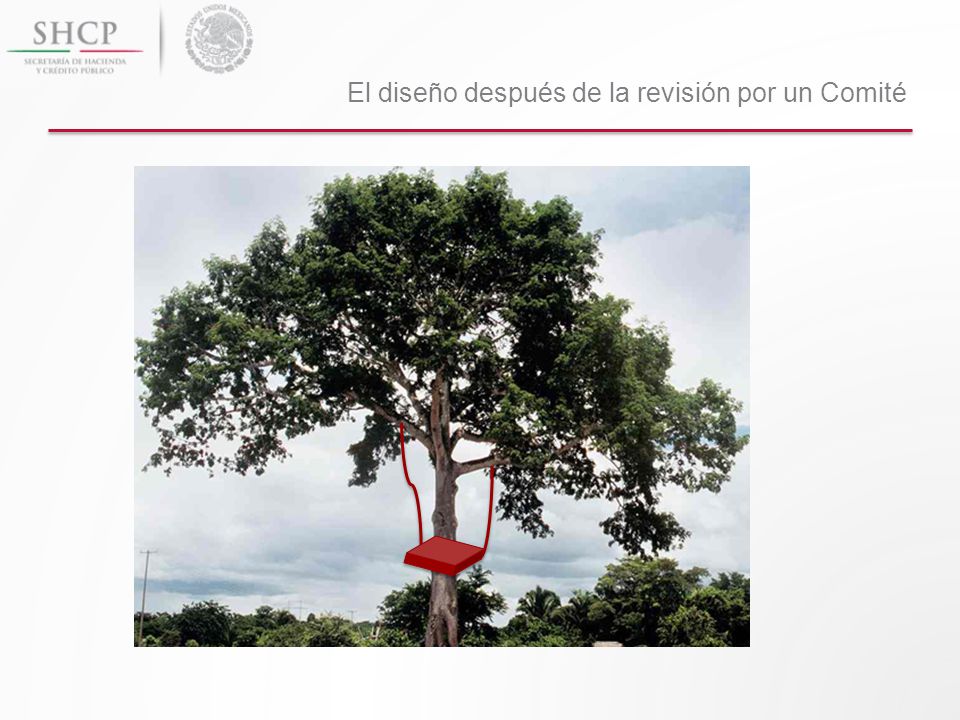 El diseño después de la revisión por un Comité