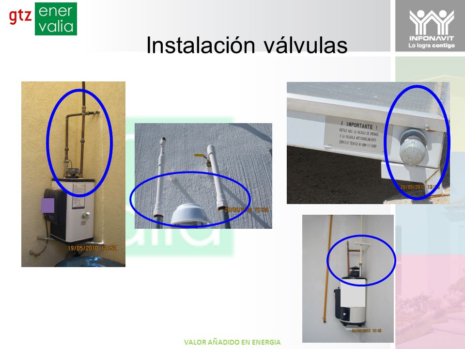 Instalación válvulas Pero antes de entra en los detalles: Quién es la GTZ La GTZ es una empresa del gobierno alemán,