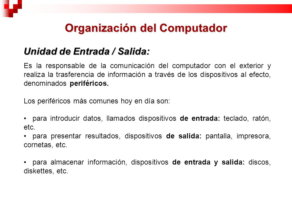 Organización del Computador