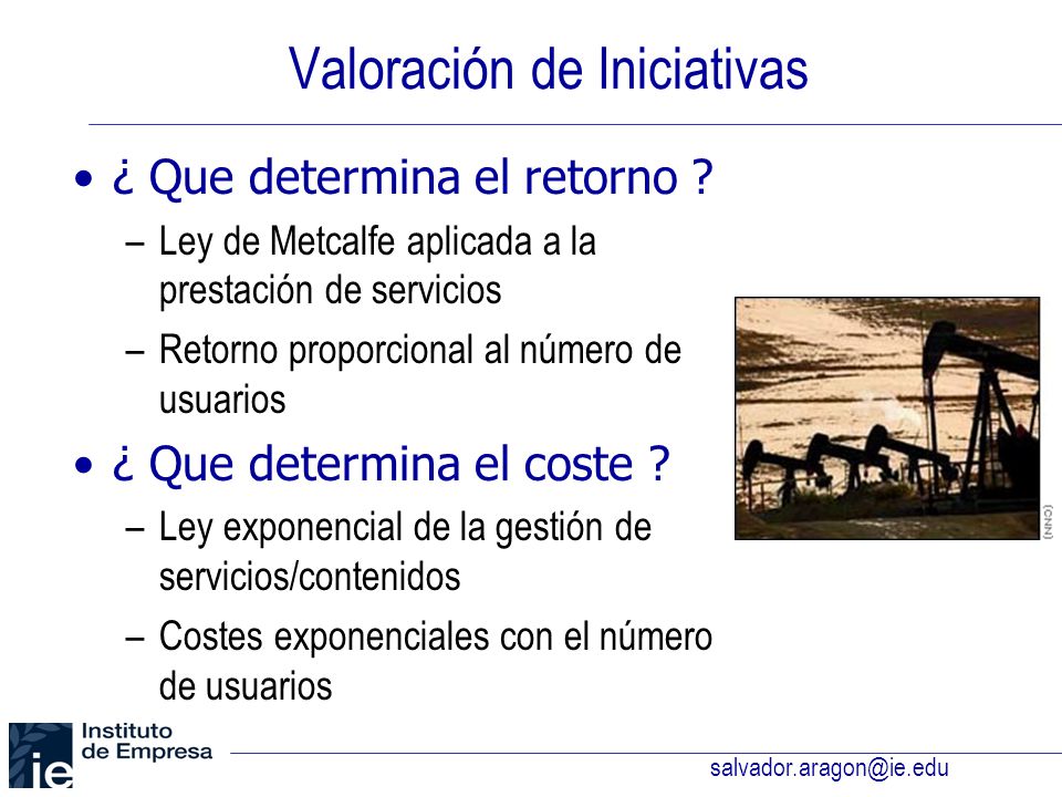 Valoración de Iniciativas