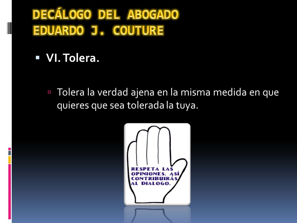 DECÁLOGO DEL ABOGADO EDUARDO J. COUTURE