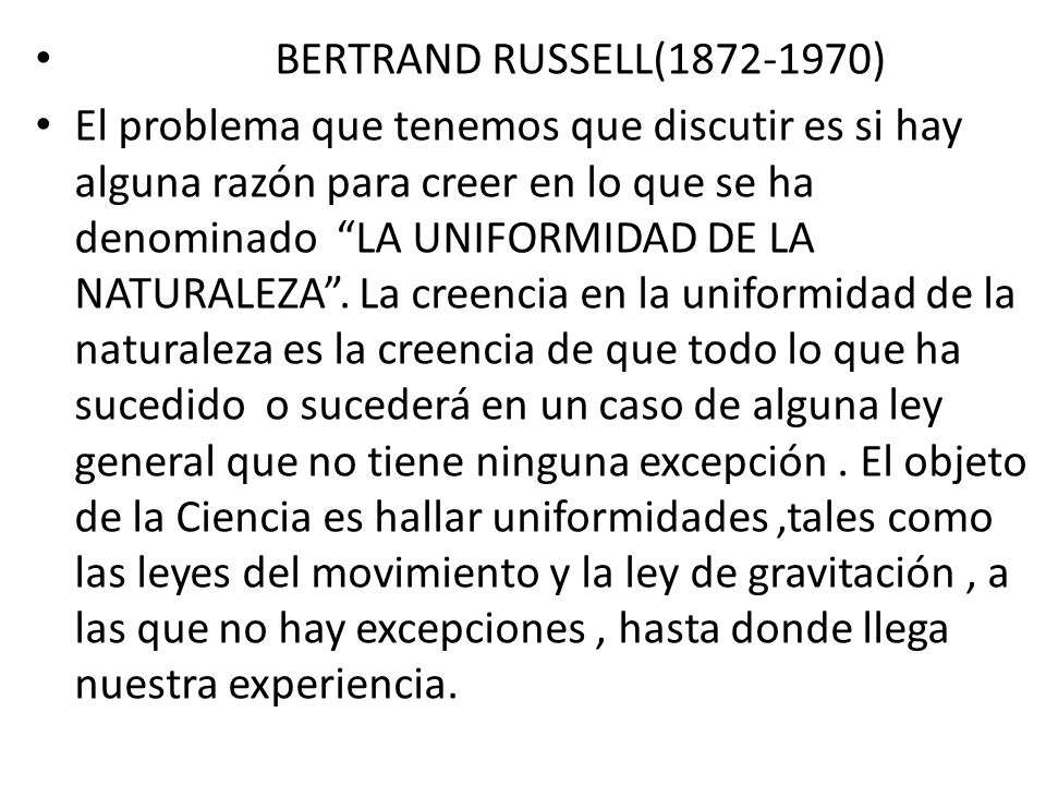 BERTRAND RUSSELL( )