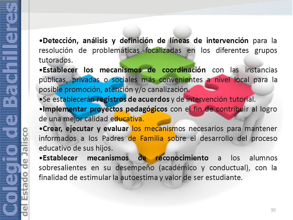 Detección, análisis y definición de líneas de intervención para la resolución de problemáticas focalizadas en los diferentes grupos tutorados.