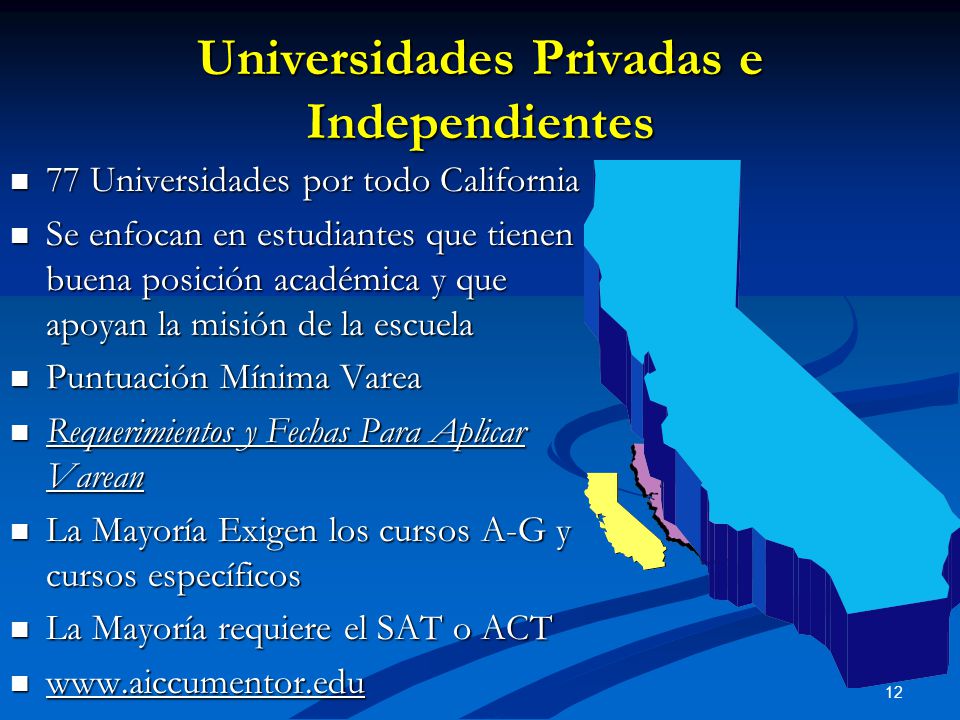 Universidades Privadas e Independientes