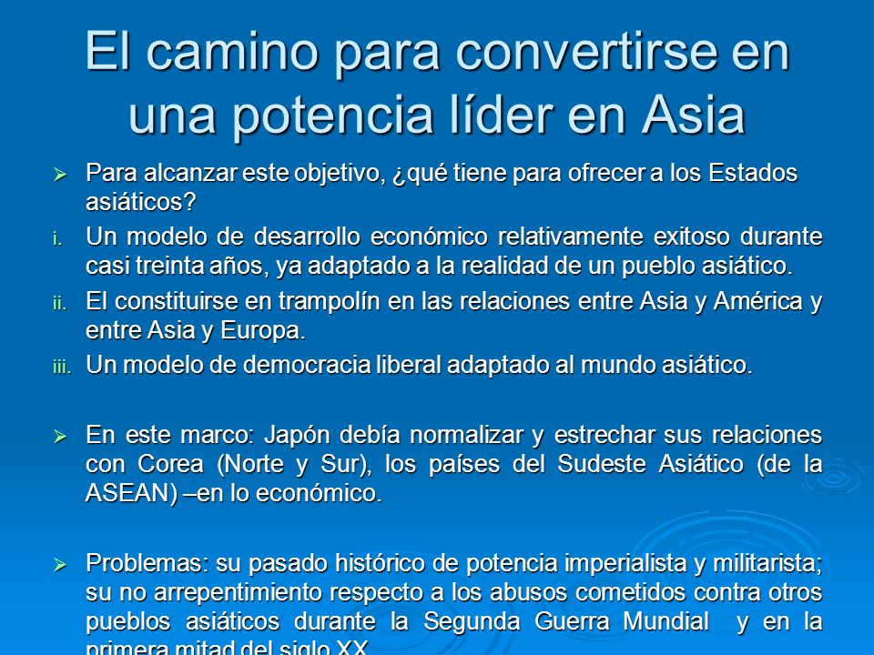 El camino para convertirse en una potencia líder en Asia