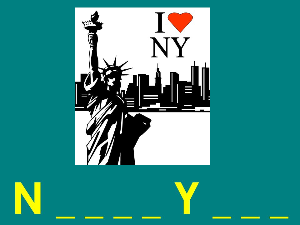 NY I N _ _ _ _ Y _ _ _