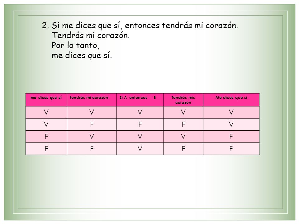 2. Si me dices que sí, entonces tendrás mi corazón.
