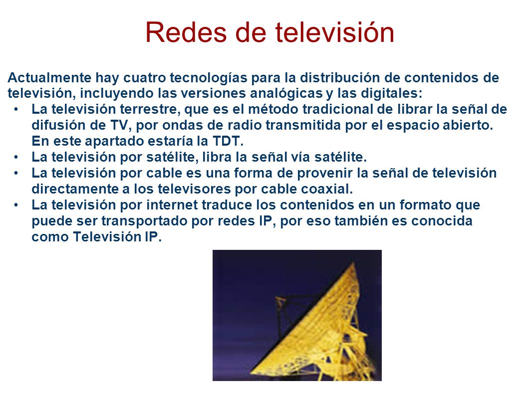 Redes de televisión