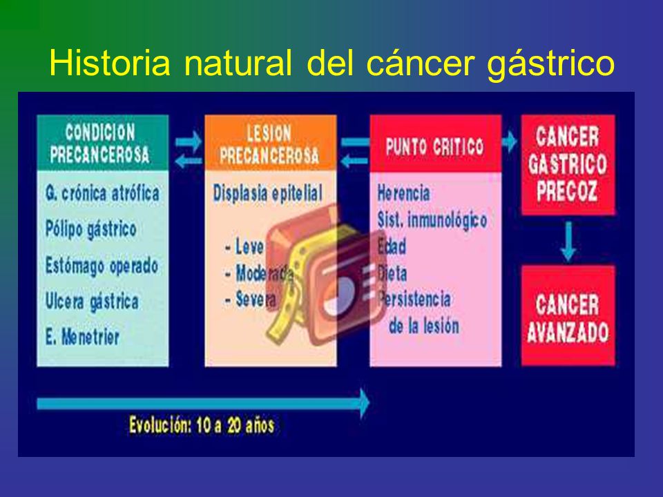 Historia natural del cáncer gástrico