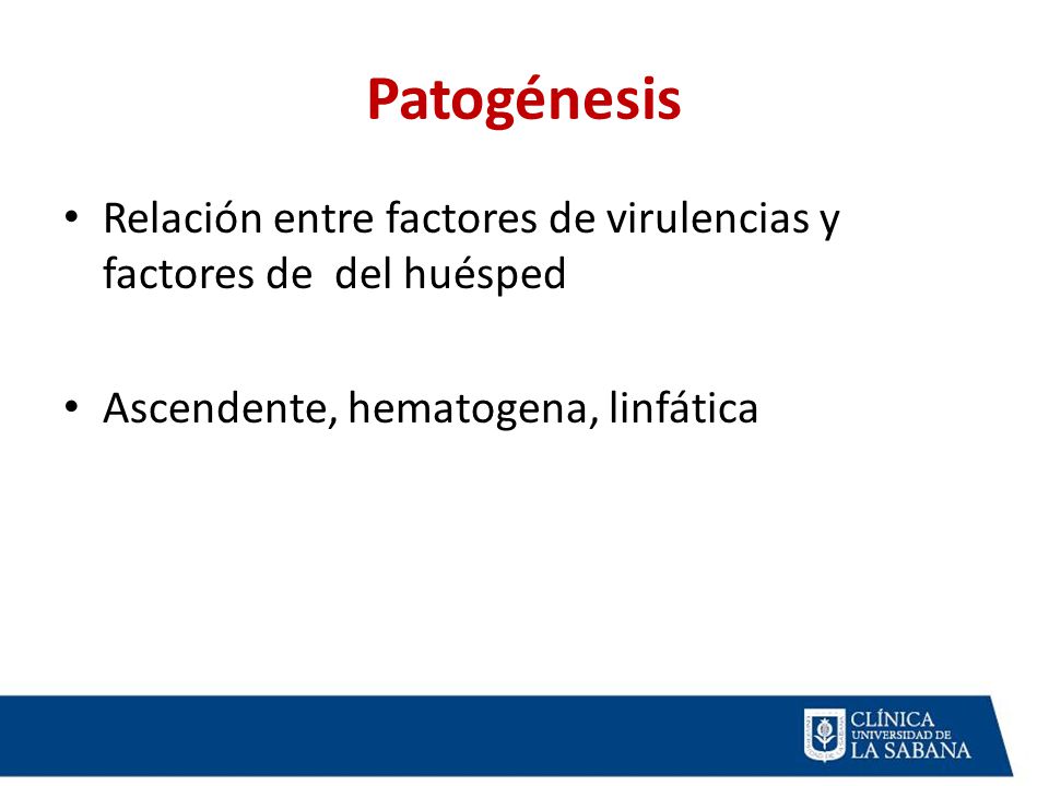 Patogénesis Relación entre factores de virulencias y factores de del huésped.