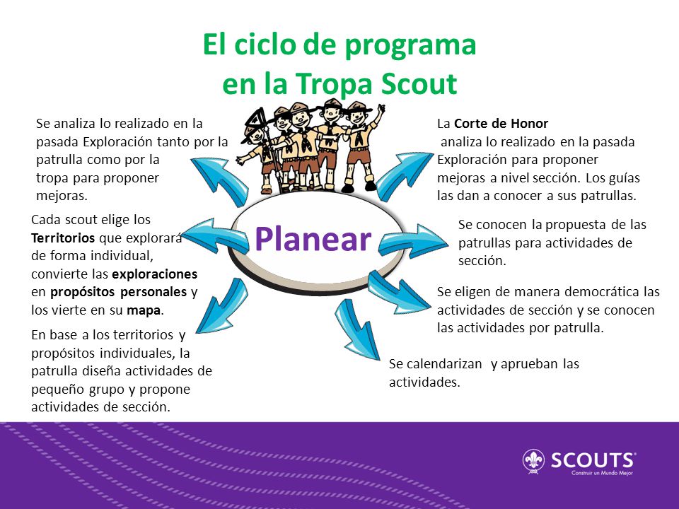 El ciclo de programa en la Tropa Scout
