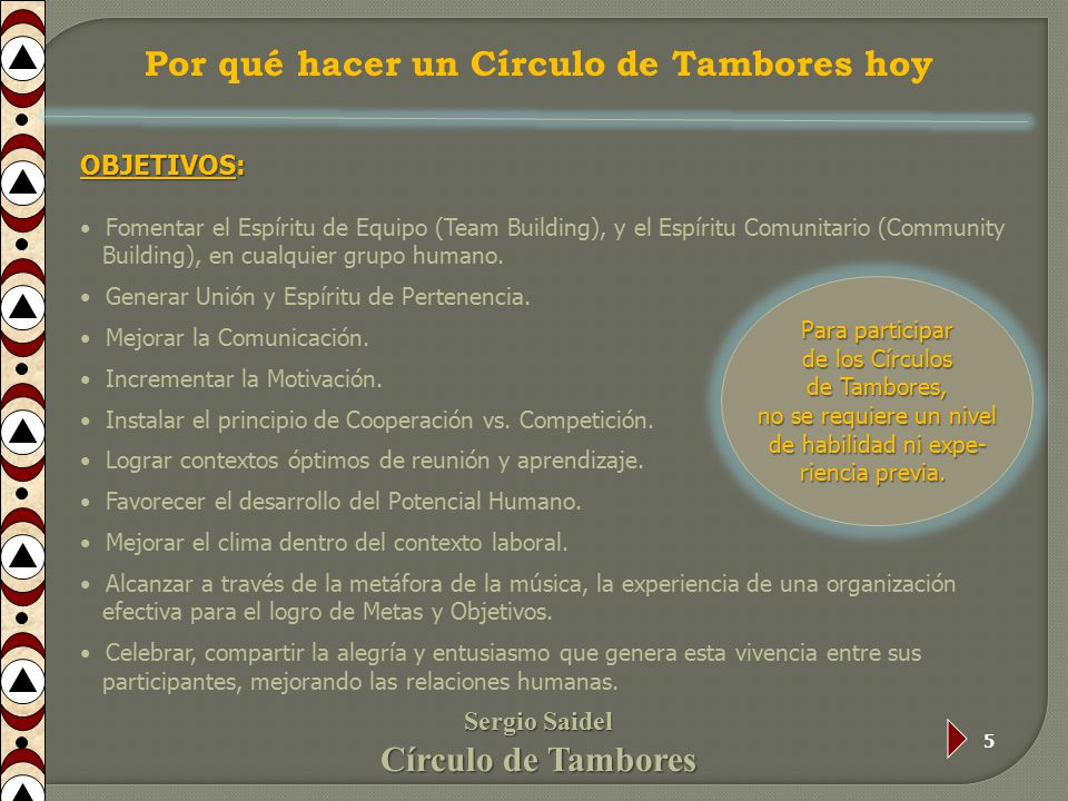 Por qué hacer un Círculo de Tambores hoy